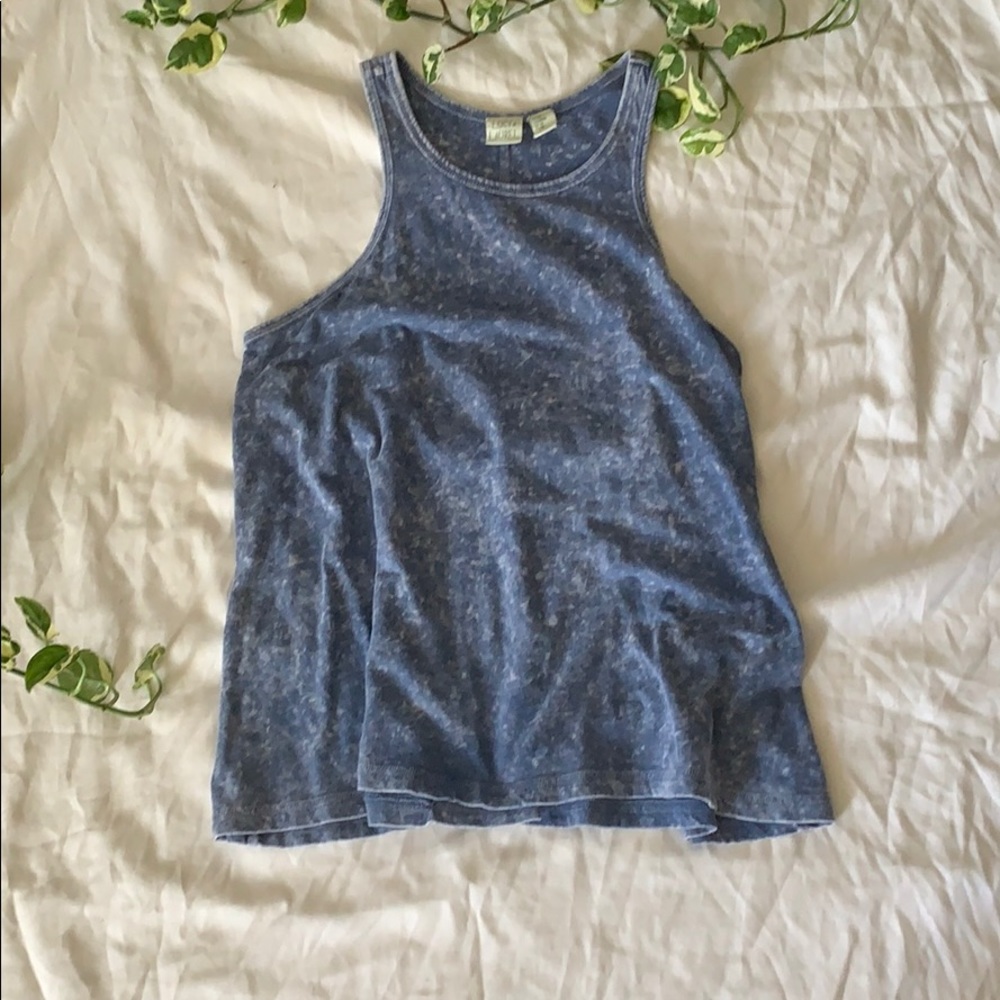 Blue and white tie dyed pattern